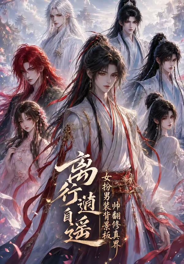 离行自逍遥，女扮男装背景板帅翻修真界